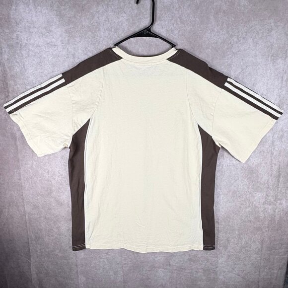 Aelfric Eden Graphic T-Shirt Men's Large Cream Brown 100% Cotton Streetwear Tee - Picture 4 of 9